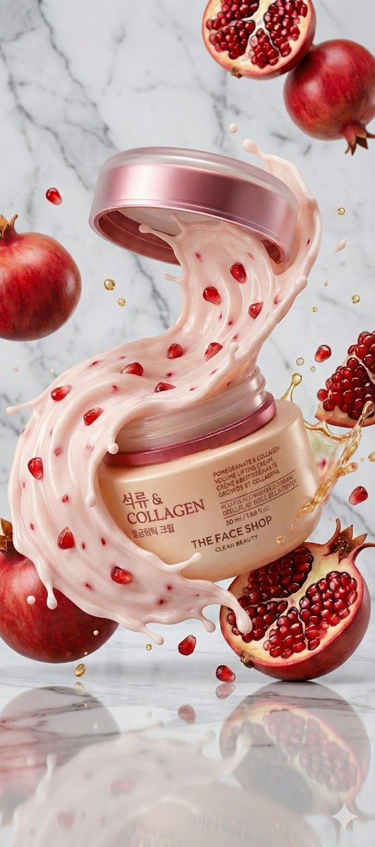 Exploding Collagen Cream Product Photography thumbnail 2