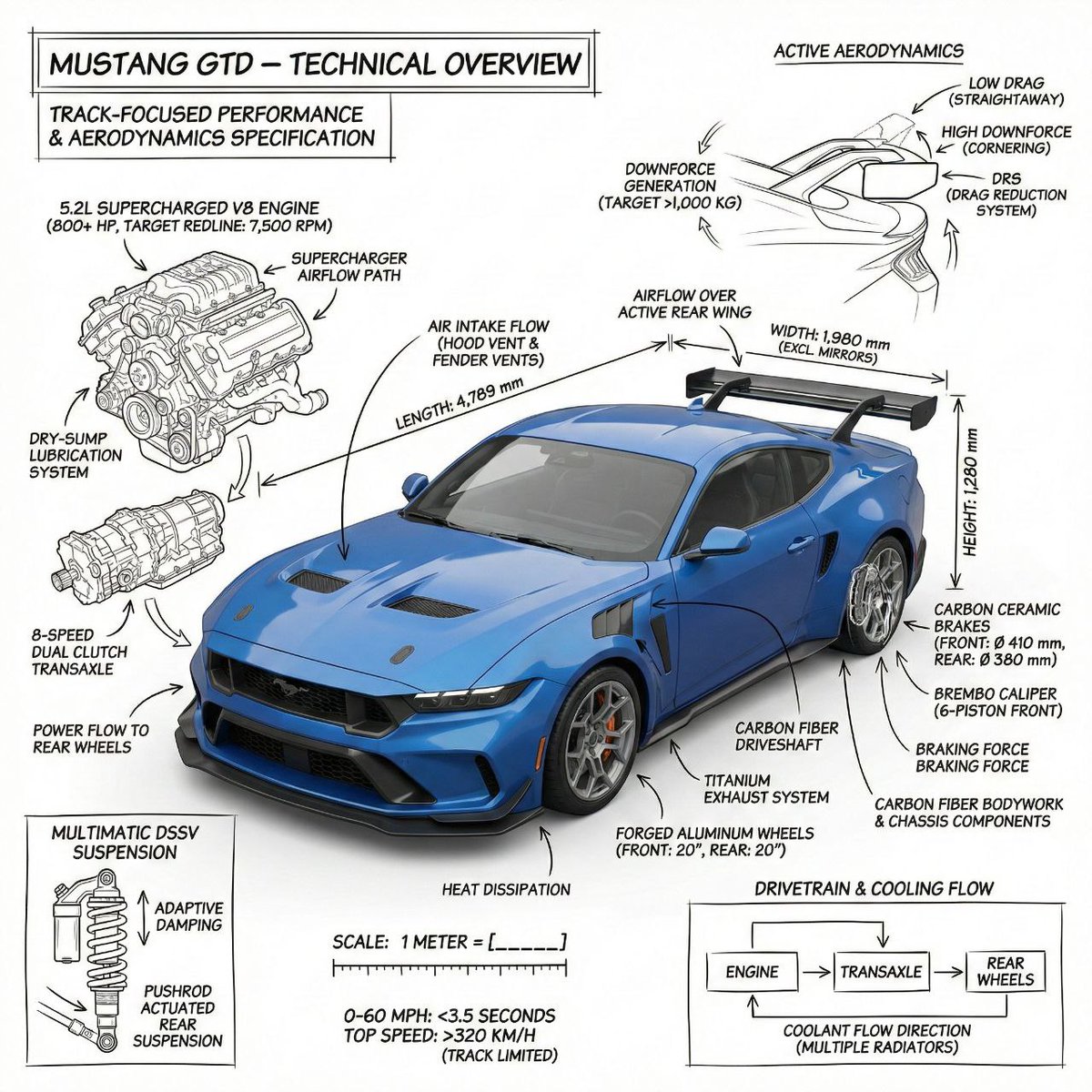 Automotive Technical Infographic - view 1