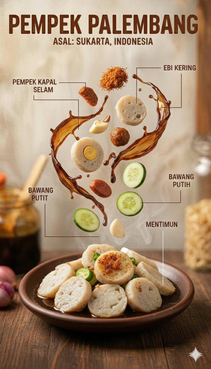 Ultra-realistic Indonesian Food Infographic thumbnail 3