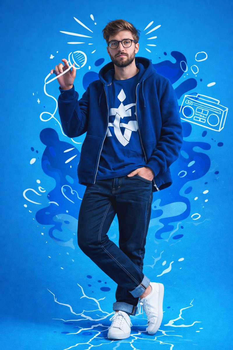 Urban Studio Portrait: Mixed Media Streetwear - view 1