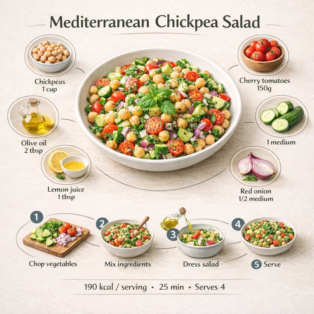 Minimalist Modern Recipe Infographic - Scandinavian Food Style thumbnail 4