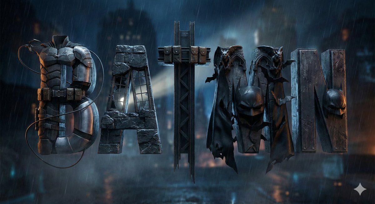 Cinematic 3D Typographic Composition with Narrative Elements thumbnail 3