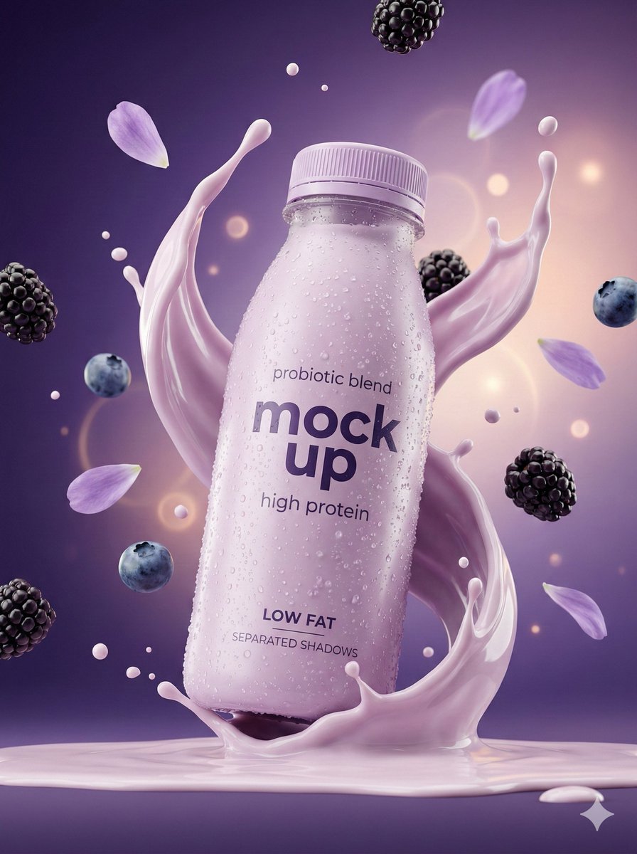 Hyper-realistic Commercial Beverage Product Photography - view 1