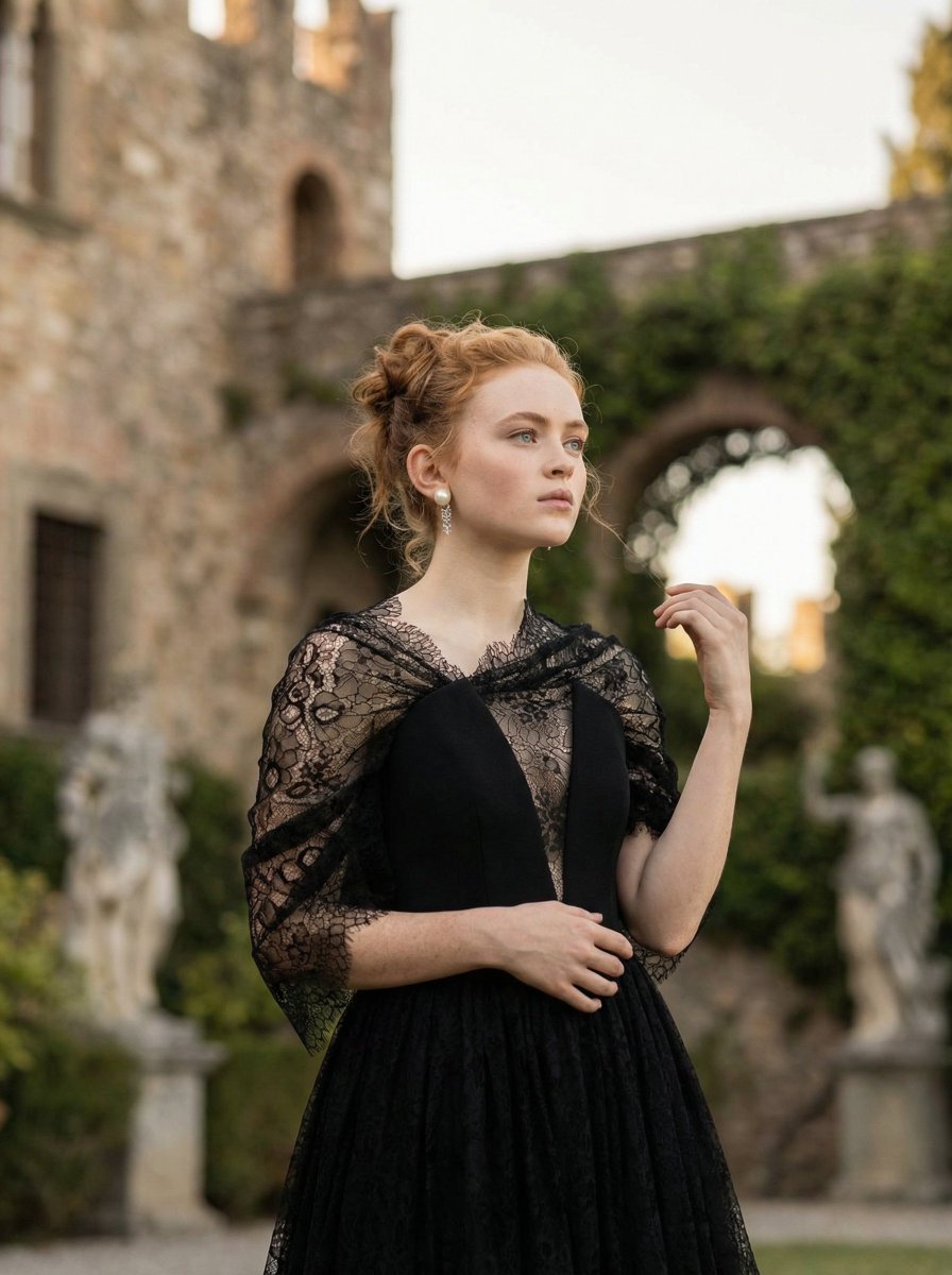 Sadie Sink European Aristocratic Fine Art Portrait - view 1
