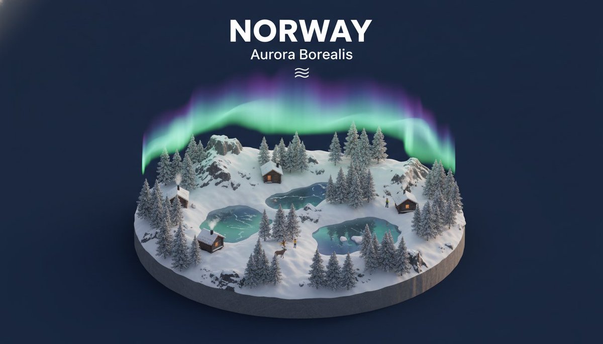 Isometric 3D Diorama of Natural Landmark thumbnail 2