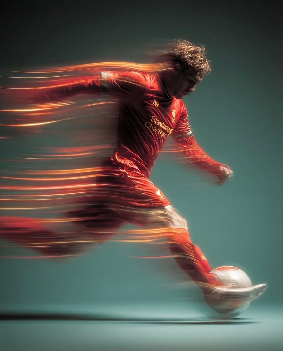 Dynamic Soccer Player Kick, Motion Blur thumbnail 2
