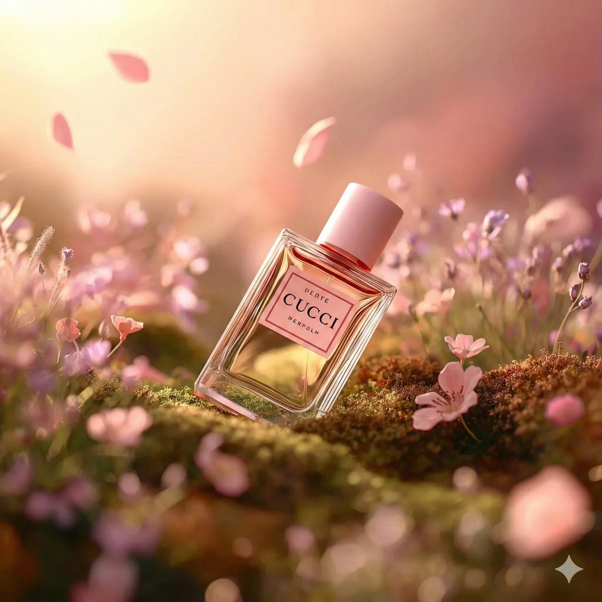 Hyper-realistic Luxury Perfume in Ethereal Fantasy Meadow thumbnail 2