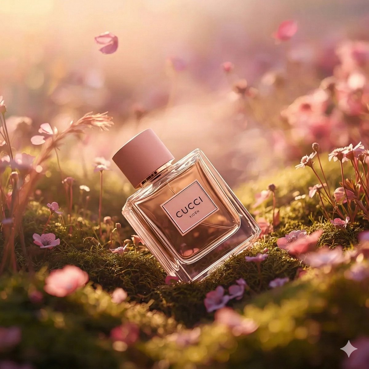 Hyper-realistic Luxury Perfume in Ethereal Fantasy Meadow thumbnail 3