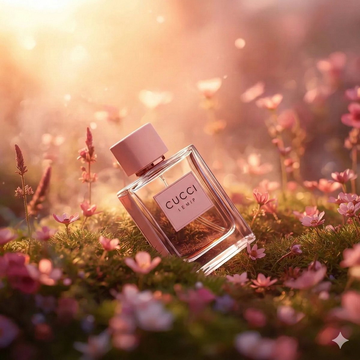 Hyper-realistic Luxury Perfume in Ethereal Fantasy Meadow thumbnail 4
