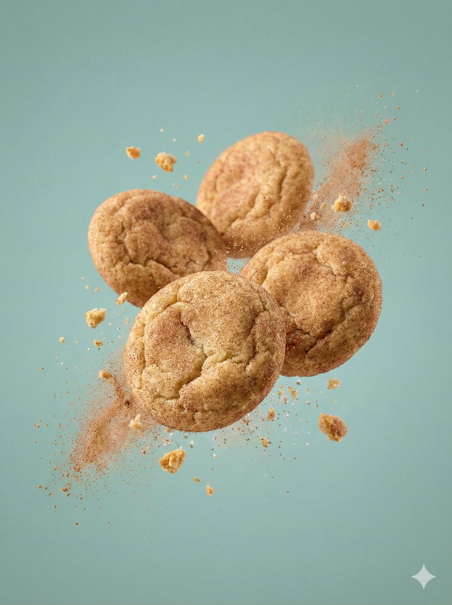 Luxury Biscuit Photography with Floating Ingredients thumbnail 2