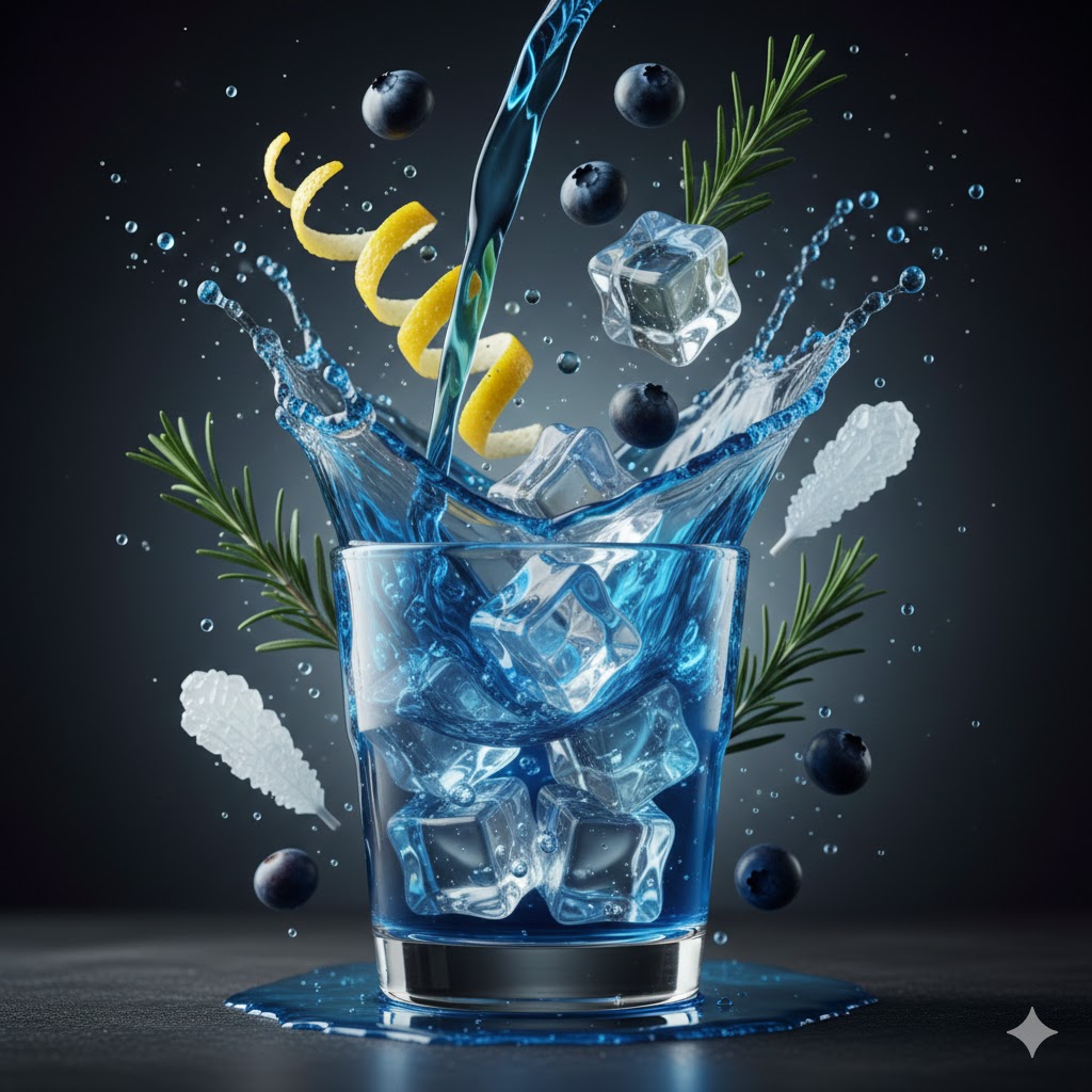 Hyper-realistic Floating Food Photography with Dynamic Composition - view 1