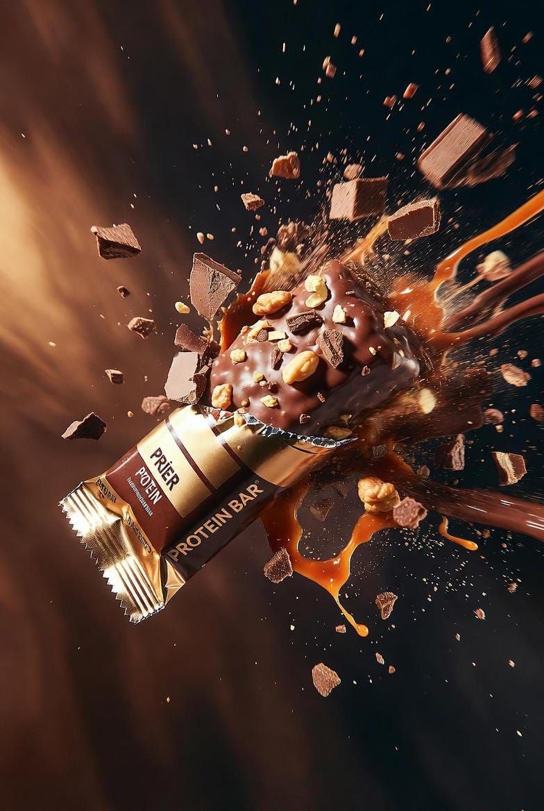 Cinematic Protein Bar Product Photography with Dynamic Splash thumbnail 3