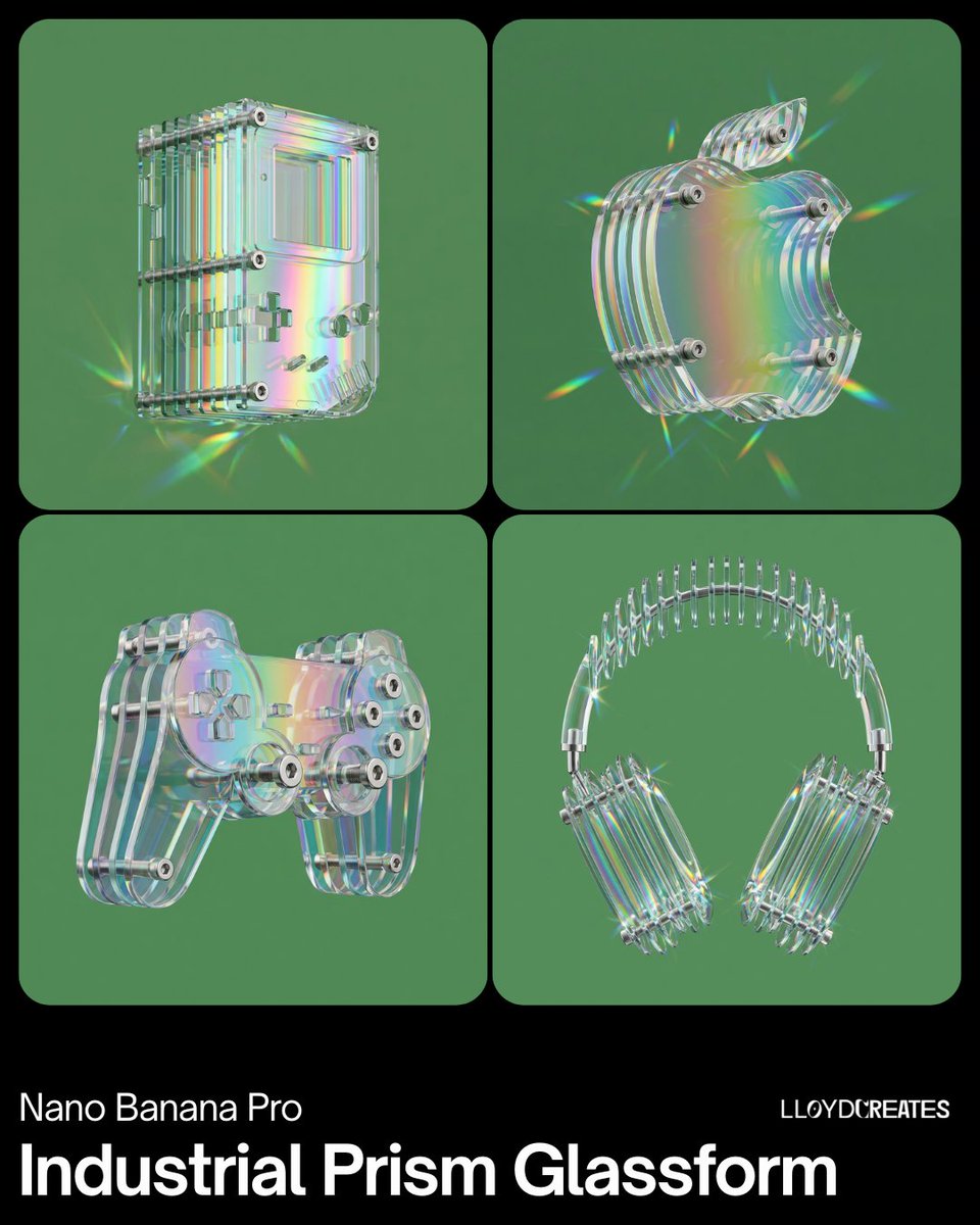 Prismatic Layered Industrial Product - view 1