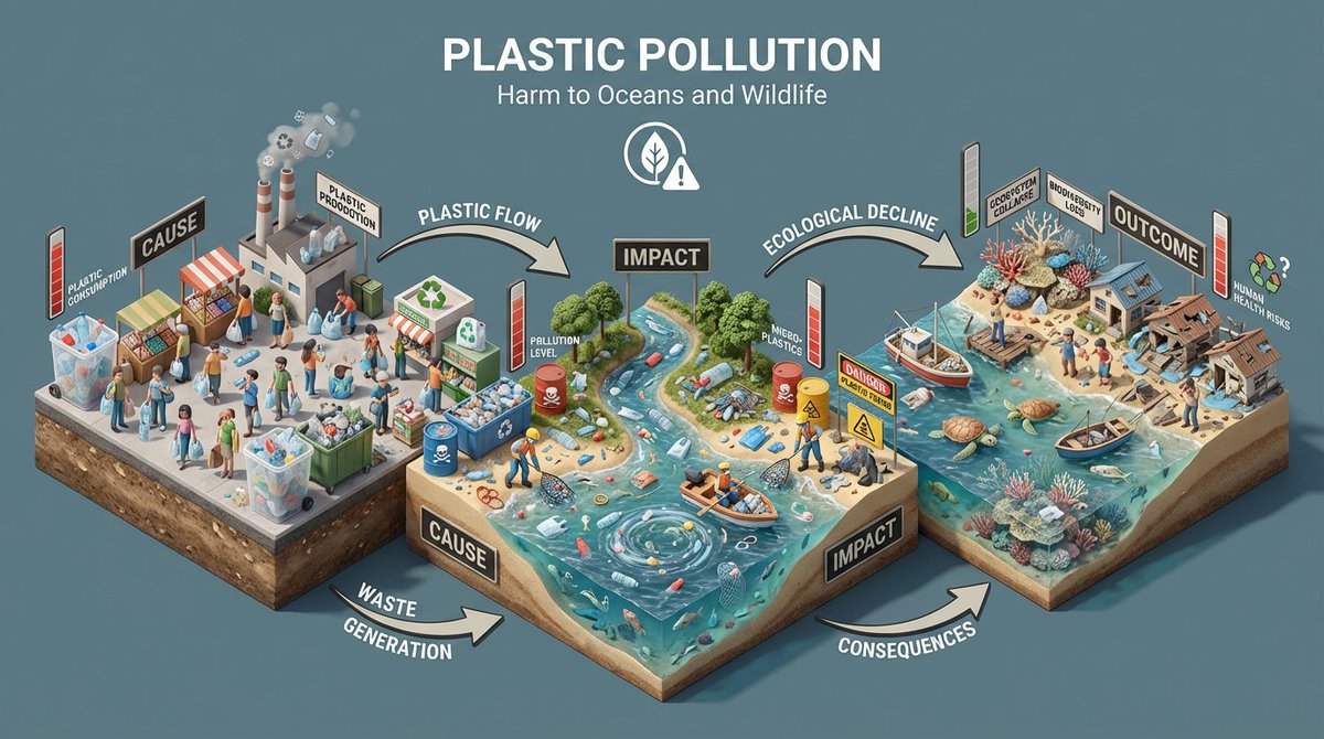 Isometric Miniature 3D Environmental Impact Diorama thumbnail 4