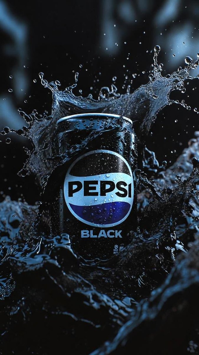 Hyper-realistic Cinematic Pepsi Black Product Shot thumbnail 2
