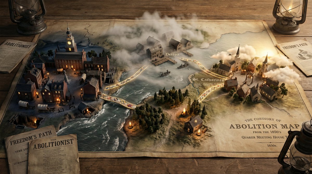 Miniature Worlds Exploding from a Weathered Map thumbnail 2