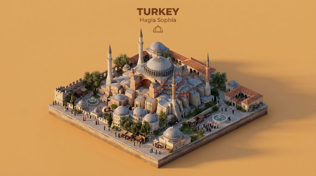 Isometric Miniature Diorama of Iconic Architecture thumbnail 2