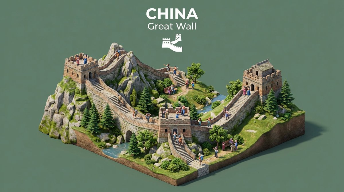 Isometric Miniature Diorama of Iconic Architecture thumbnail 3