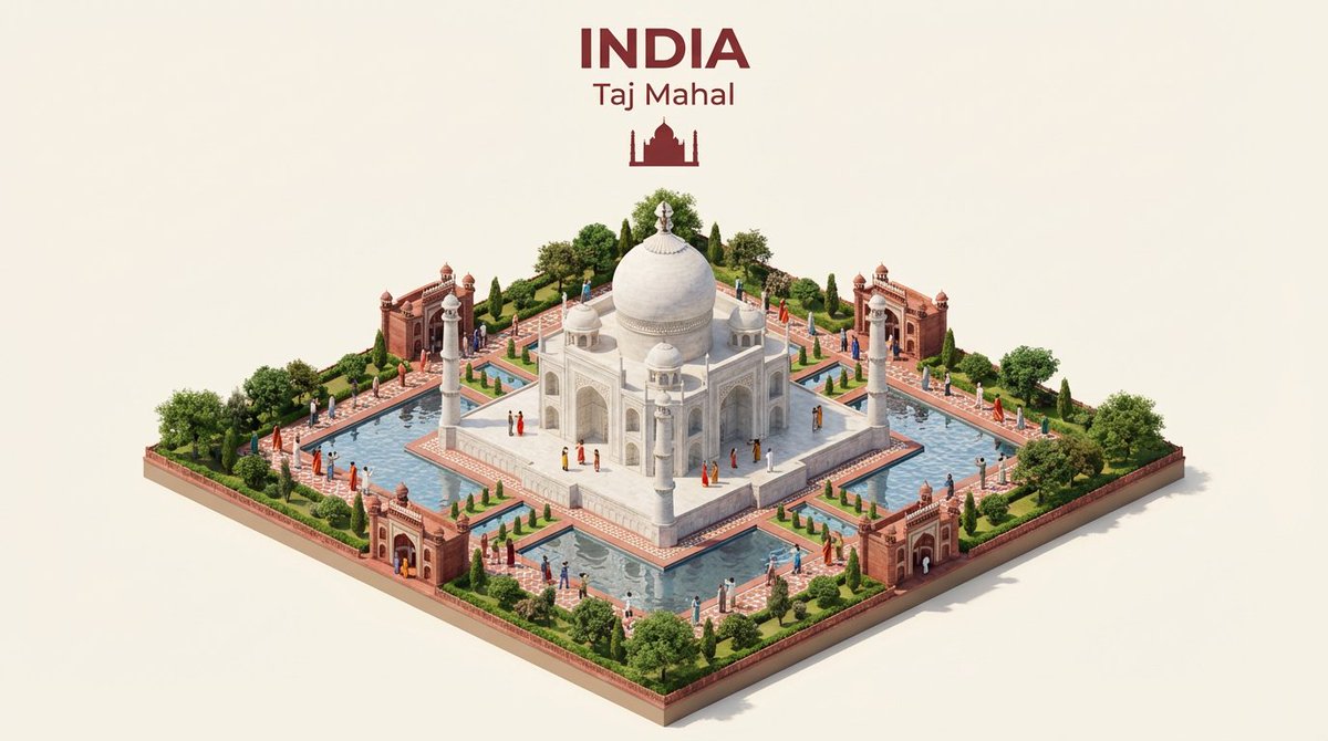 Isometric Miniature Diorama of Iconic Architecture thumbnail 4