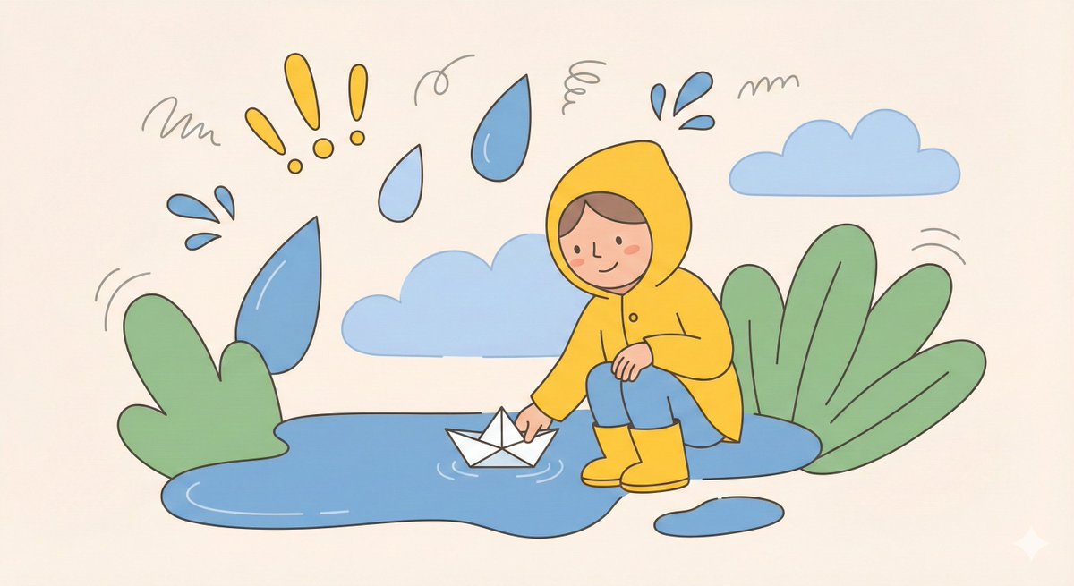 Whimsical Playful Character Illustration with Abstract Elements thumbnail 3