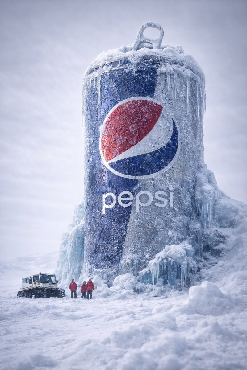 Hyper-realistic Frozen Monster Energy Can Arctic Monument thumbnail 4
