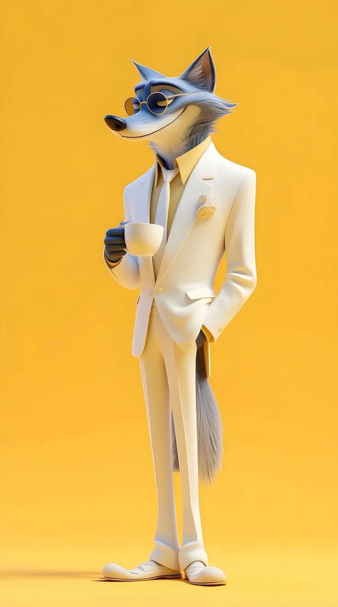 Stylized 3D Anthropomorphic Dog in Modern Streetwear thumbnail 3