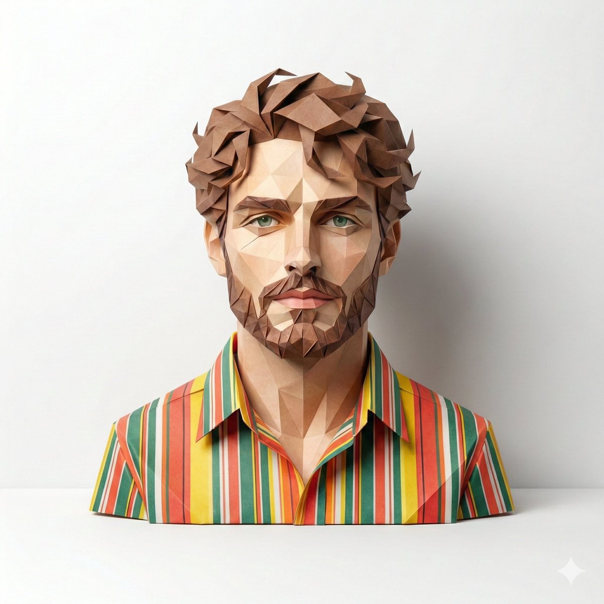 Hyper-detailed Origami Person, Studio Collectible Art thumbnail 4