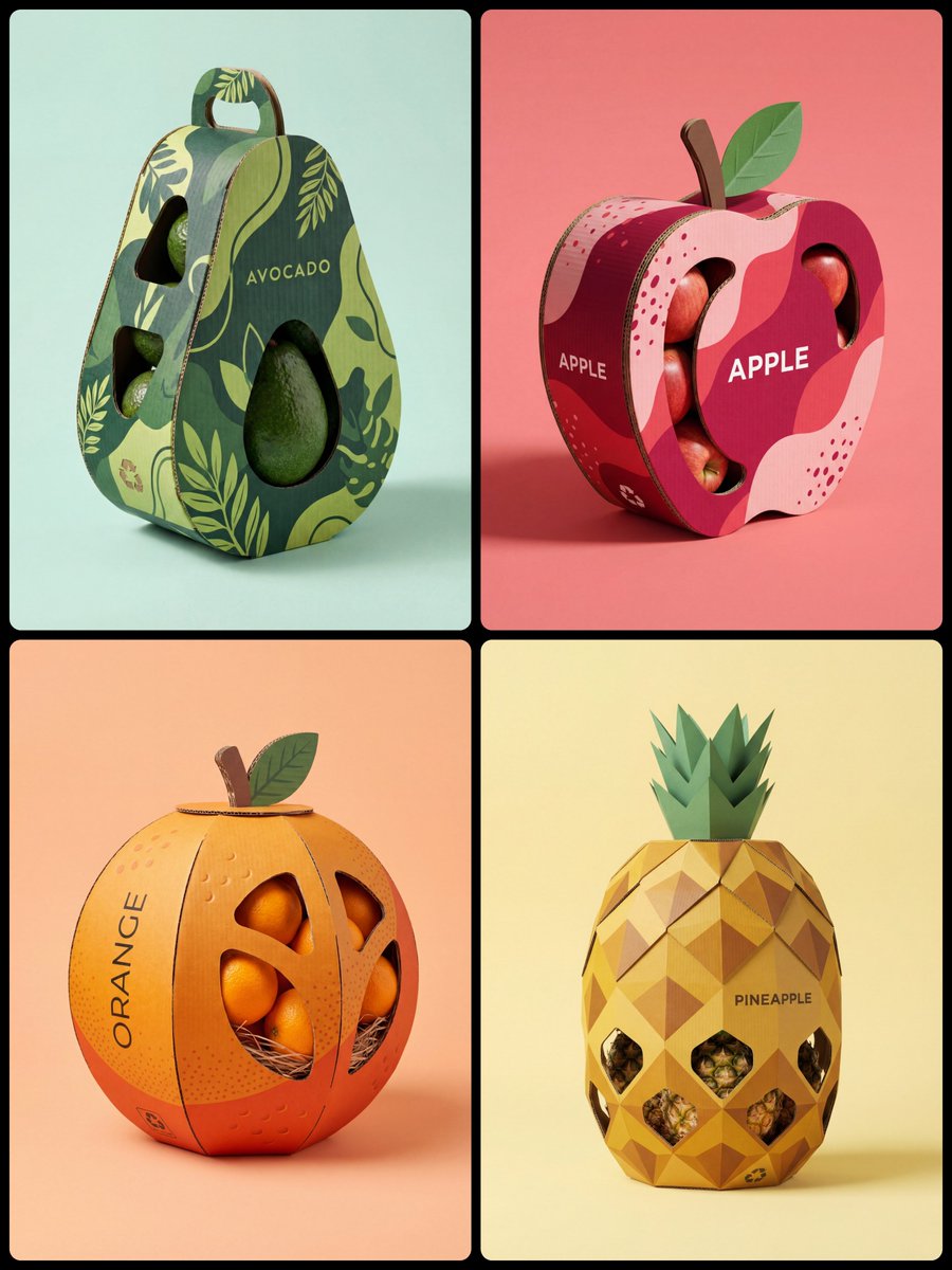 Product Photography: Creative Fruit Packaging Design - view 1