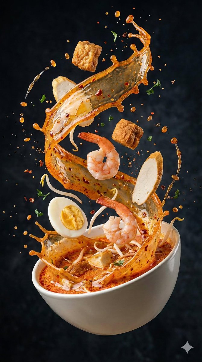 Exploding Asian Soup with Dynamic Mid-Air Ingredients thumbnail 4