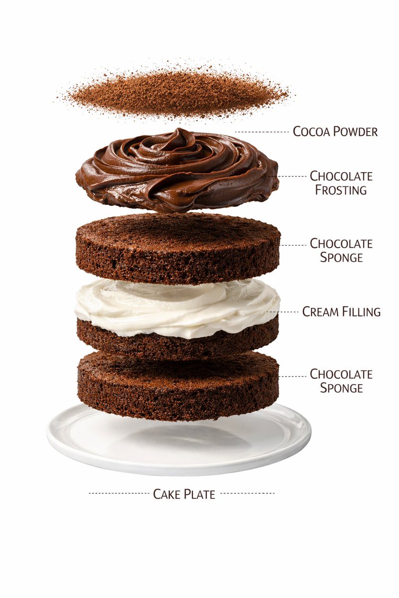 Ultra-realistic Chocolate Cake Food Photography - view 1
