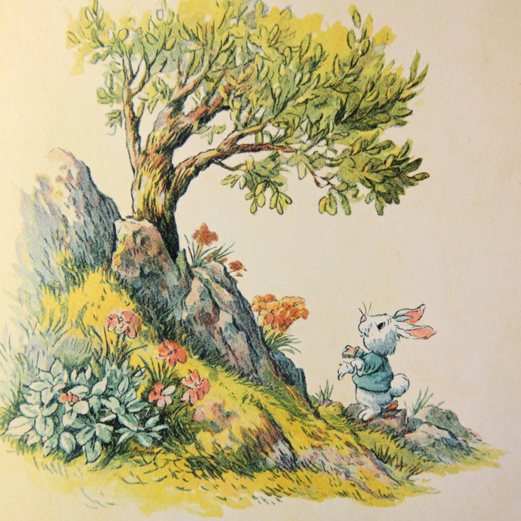 Vintage Children's Book Illustration, Golden Age Style - view 1