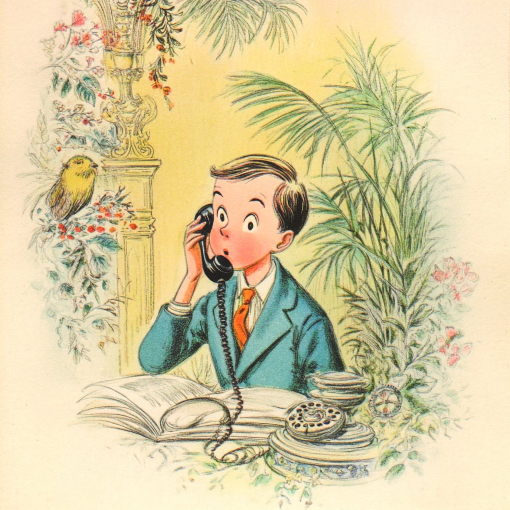 Vintage Children's Book Illustration, Golden Age Style thumbnail 3
