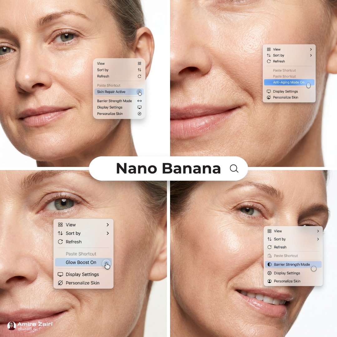 Close-up Portrait with iOS UI Overlay - view 1