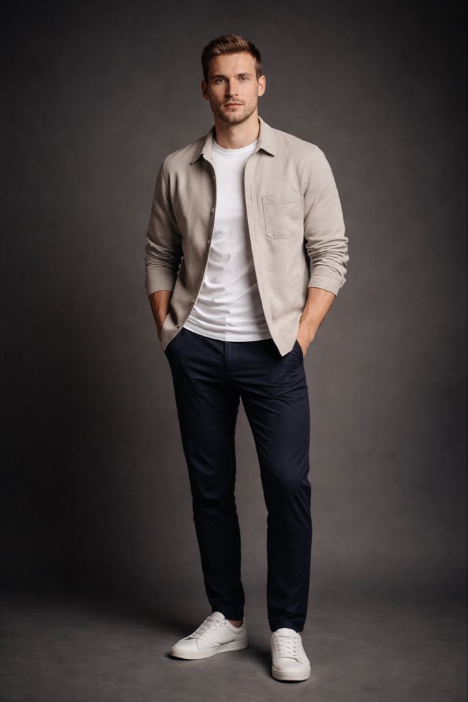 Photorealistic Studio Portrait of an Average British Man - view 1