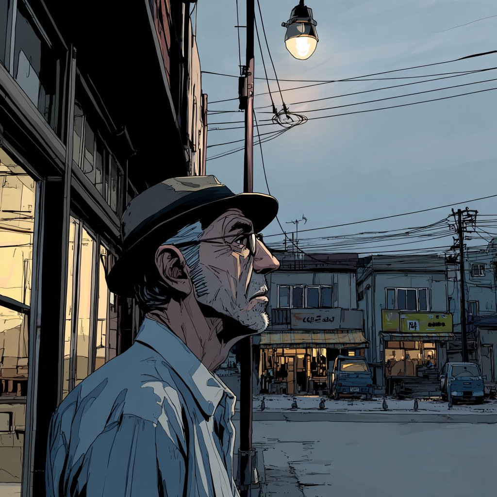 Semi-Realistic European Comic Style with Cinematic Framing - view 1