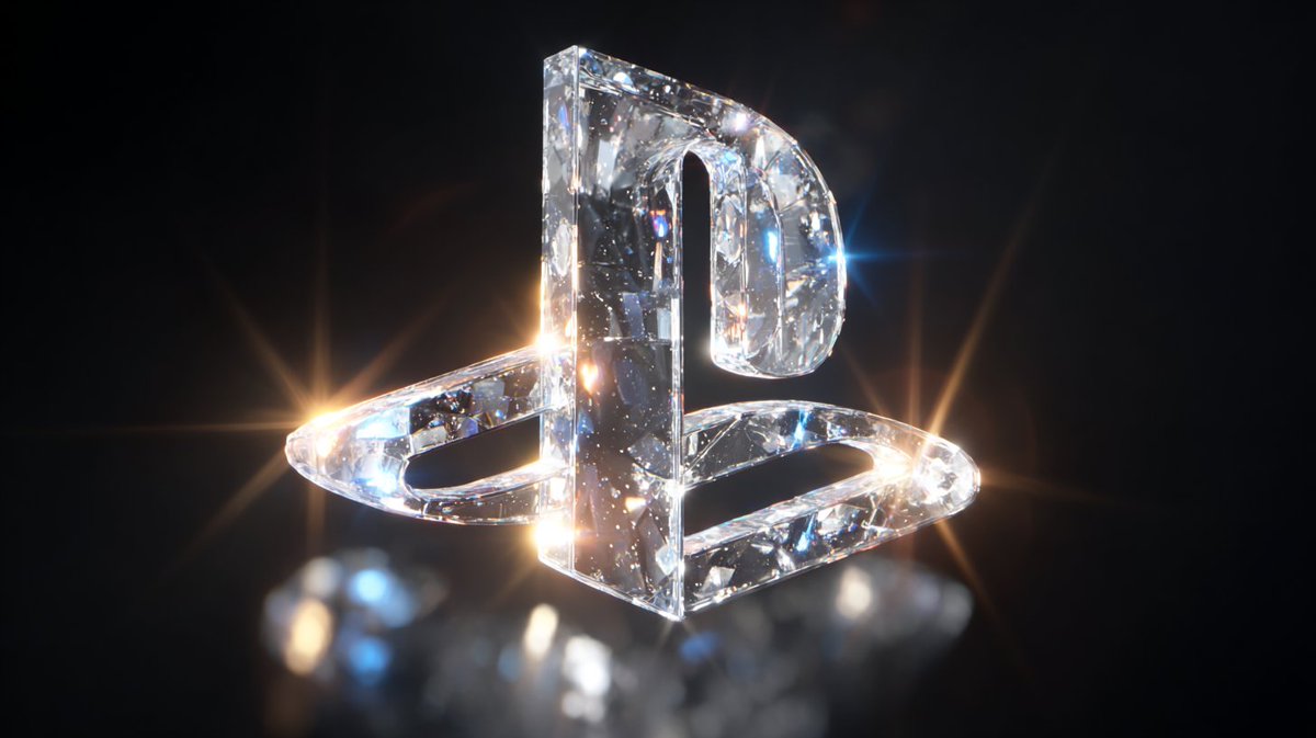Glowing Glass Logo 3D Render with Lens Flare thumbnail 4