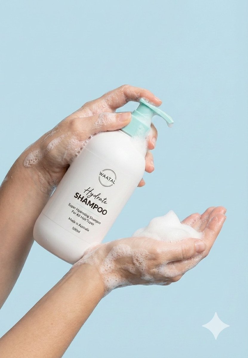 Product Photography: Hands with Shampoo Lather thumbnail 2