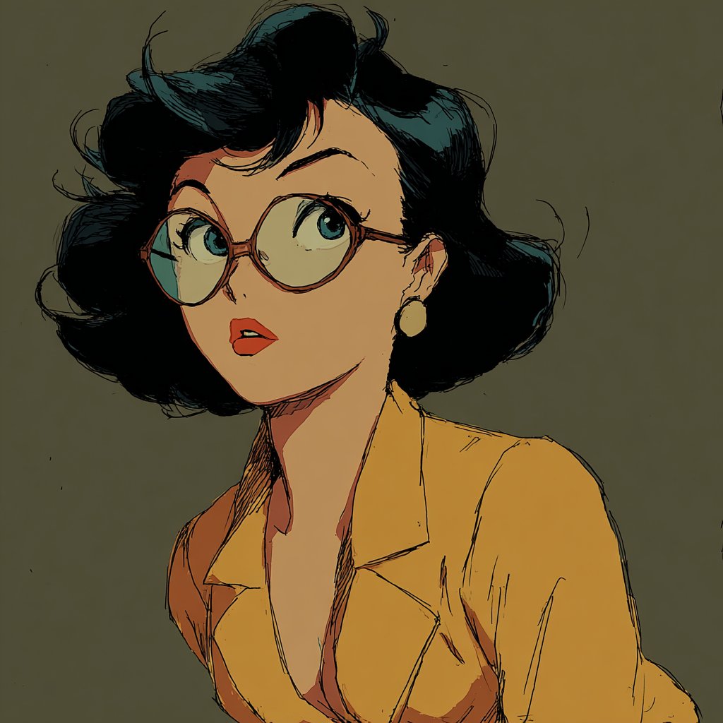 Retro Cinematic Graphic Novel Illustration with Anime Style thumbnail 2
