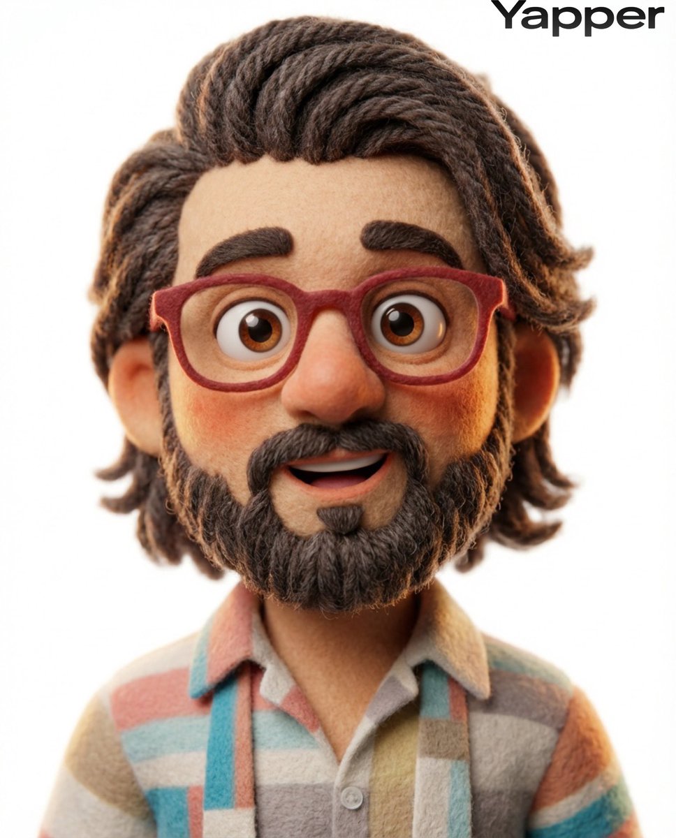 Stylized 3D Claymation Character with Soft Fuzzy Texture thumbnail 2