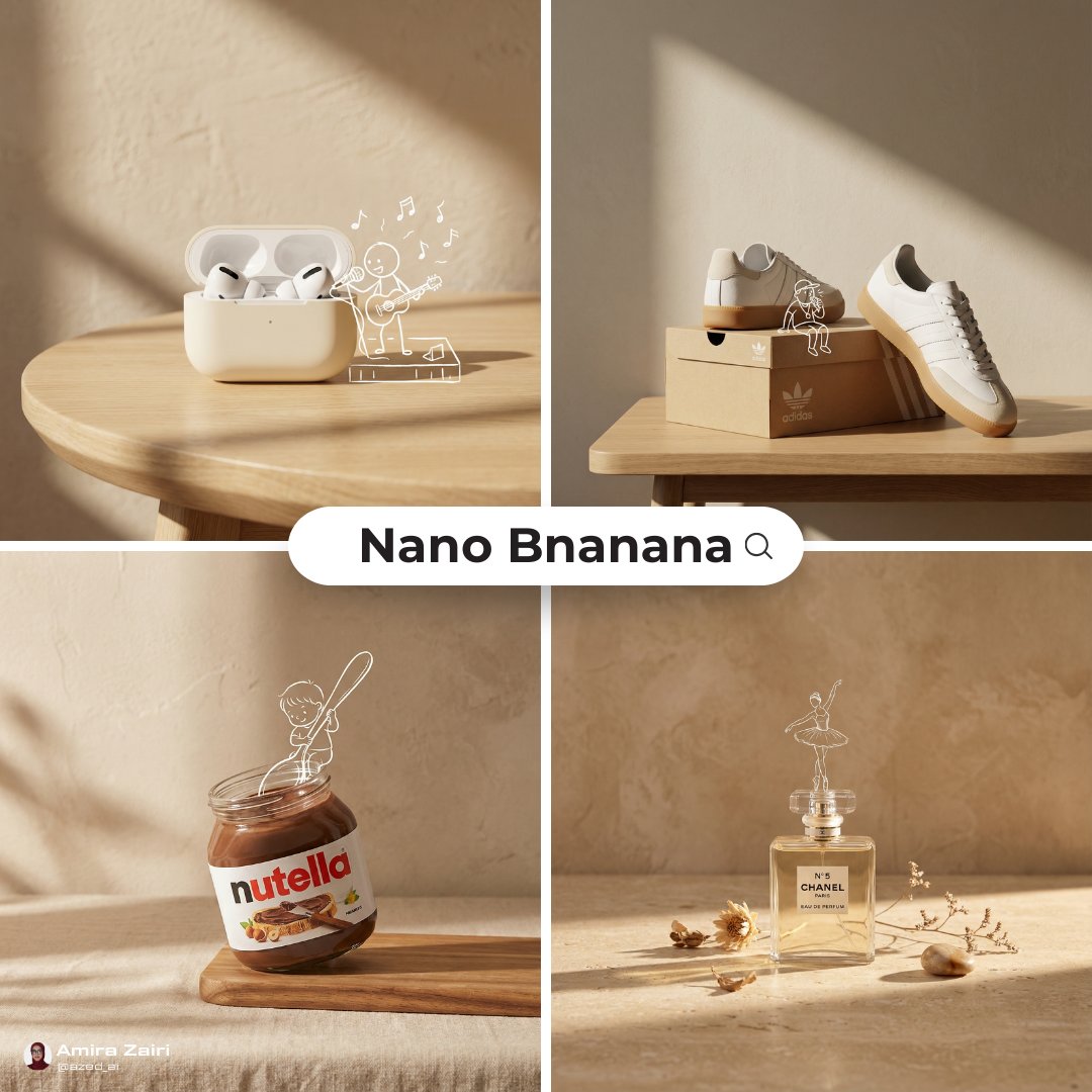 Minimalist Product Photo with Doodle Overlay - view 1