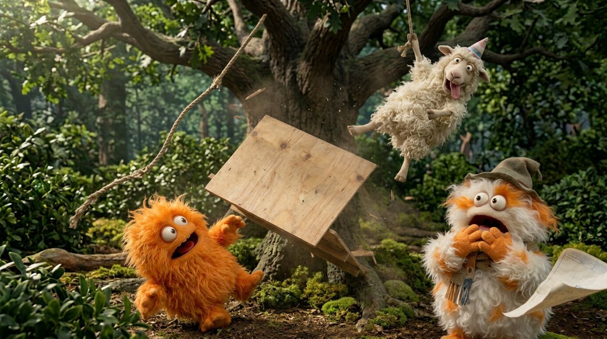 Funny Fluffy Creatures Building a Treehouse Story thumbnail 2