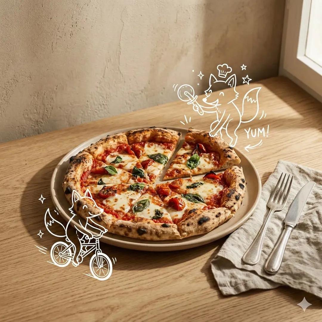 Minimalist Product Photo with Hand-Drawn Doodle Overlay - view 1