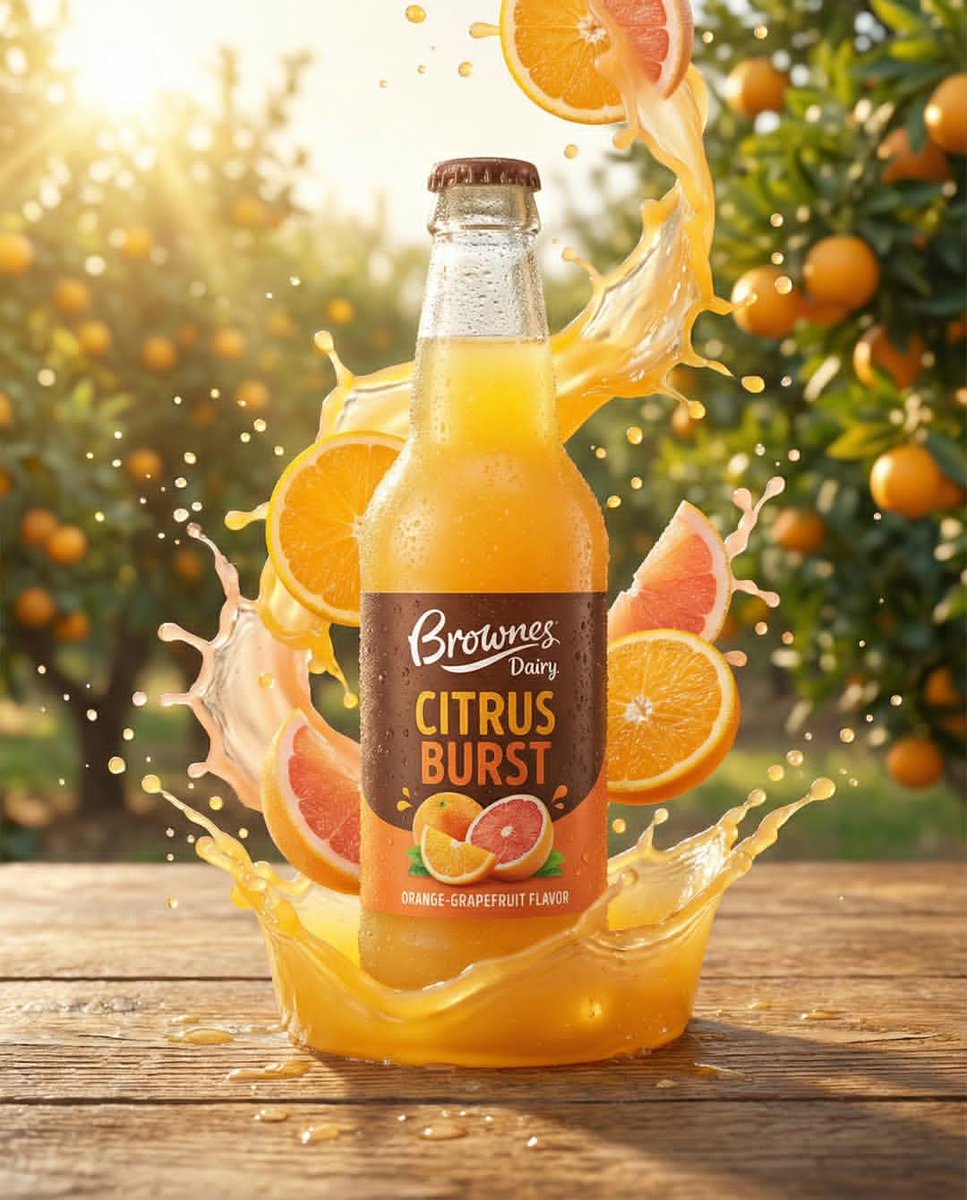 Ultra-realistic Fruit Drink Ad with Dynamic Splash thumbnail 4