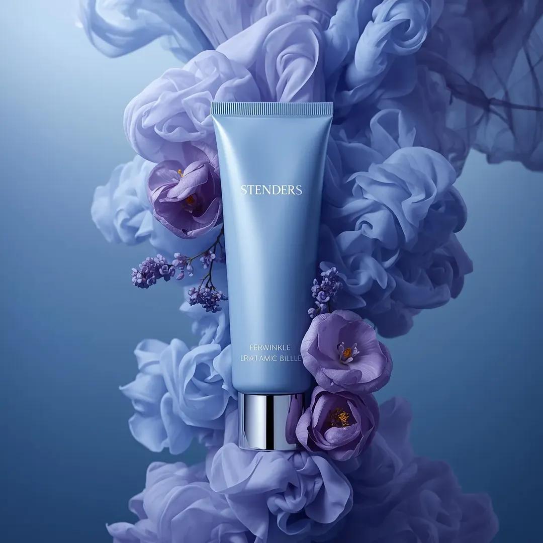 Ultra-realistic Luxury Cosmetic Product Photography with Floral Smoke thumbnail 3