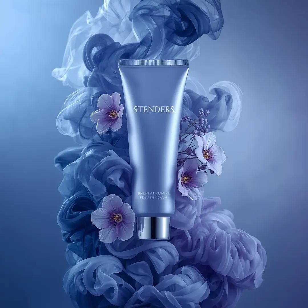 Ultra-realistic Luxury Cosmetic Product Photography with Floral Smoke thumbnail 4