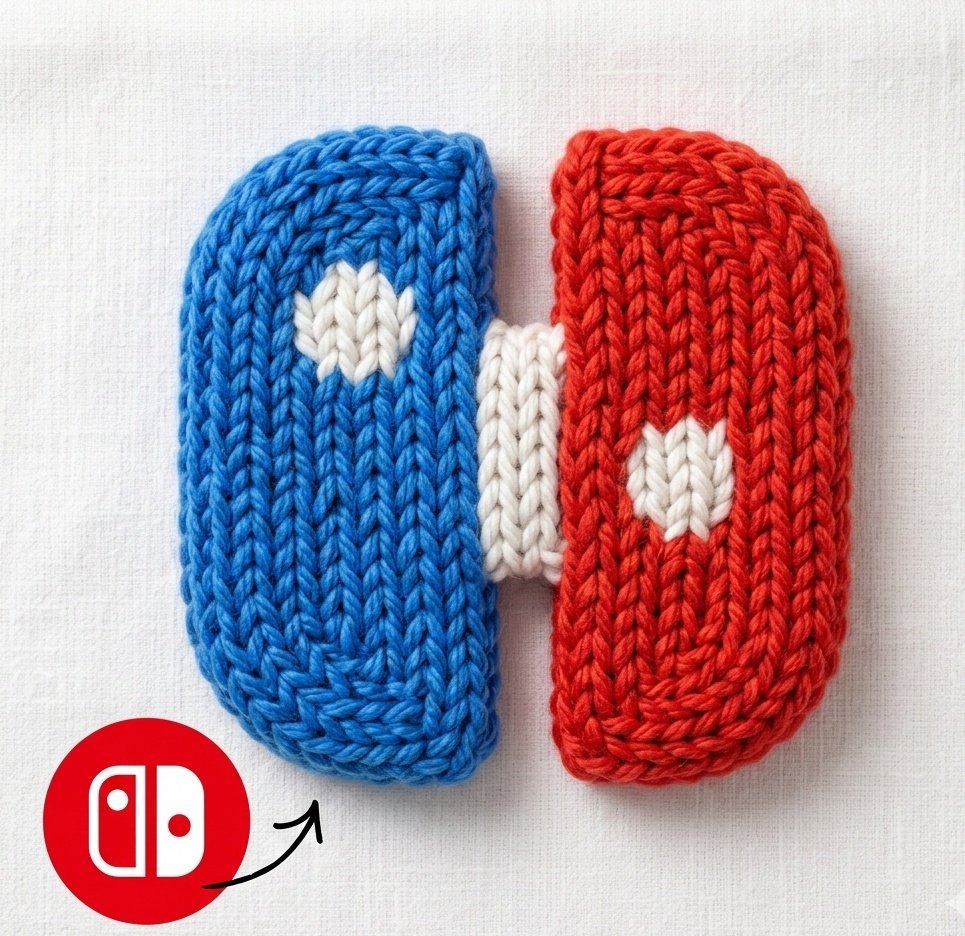 Knitted Wool Instagram Logo, Macro Product Photography thumbnail 2