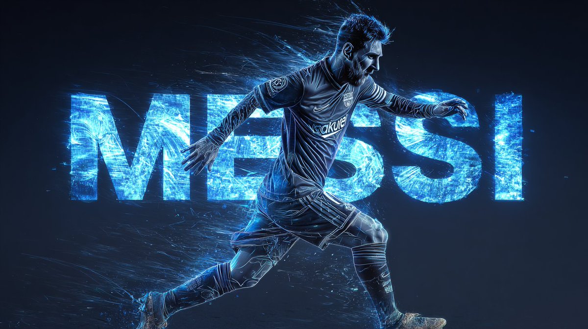 Epic Movie Poster of Athlete with Double Exposure thumbnail 3