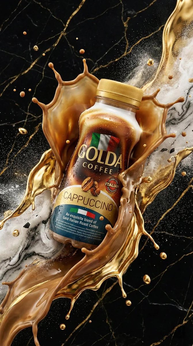 Premium Cappuccino Product Ad with Dynamic Elements thumbnail 2