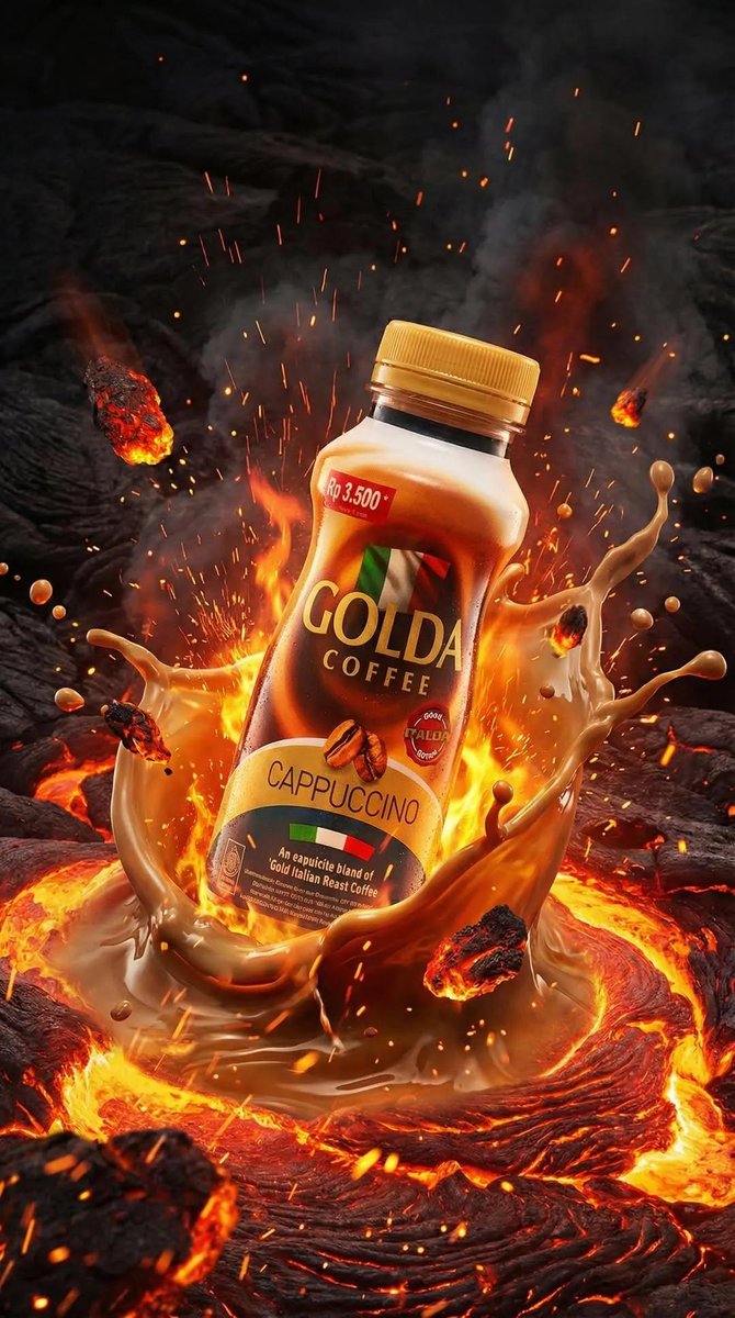 Premium Cappuccino Product Ad with Dynamic Elements thumbnail 3