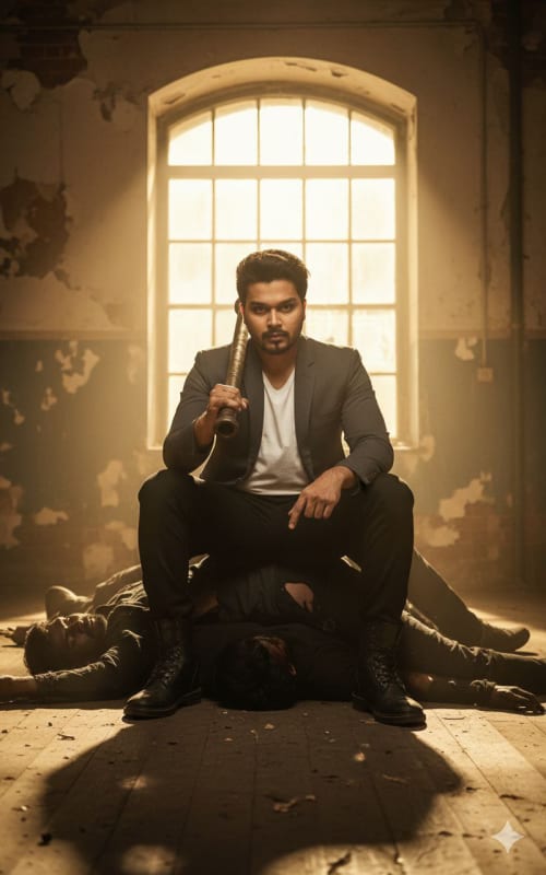 Gritty Gangster Hero Portrait in Cinematic Lighting thumbnail 2